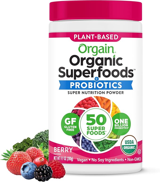 Orgain Hydrolyzed Collagen + Superfoods Powder 1lb and 0.62lb