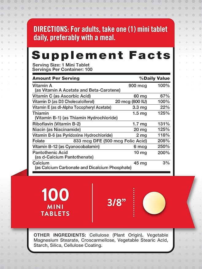 One Daily Multivitamin 100 Mini