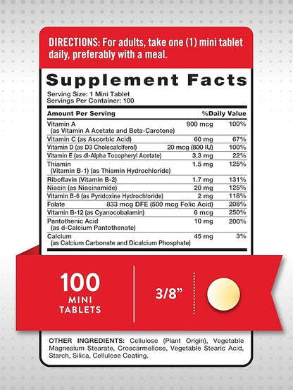 One Daily Multivitamin 100 Mini