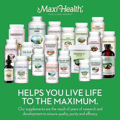 Maxi Health Chewable Calcium Complex 1000 mg D3 (1000 (1000 IU) (400 mg) 180 Count 2)