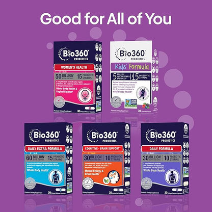 Kids Probiotic Supplement, Daily Support 15 Strains 5 Billion 30 Chewable