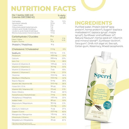 Complete Plant-Based Meal Replacement & Protein Shake 330 mL 4.6 fl. 12) -