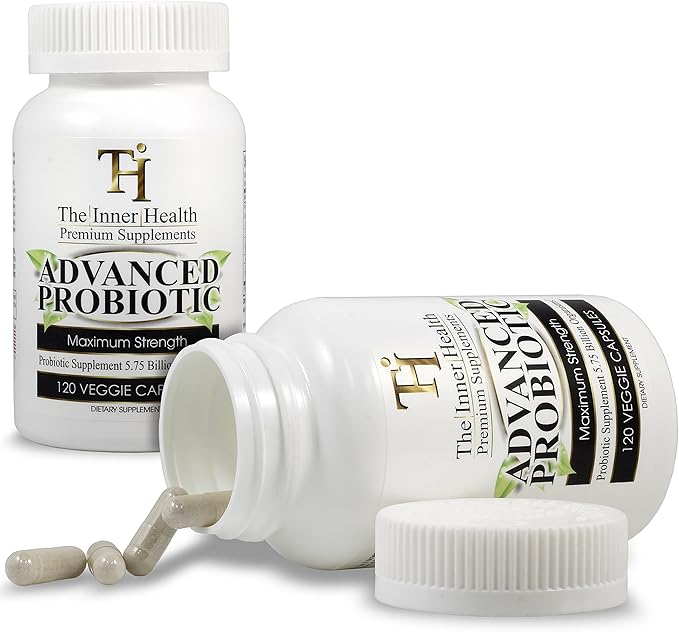 PROBIOTIC Supplement 5.75 Billion Organisms-Bacillus Subtilis L.Plantarum-120 Caps
