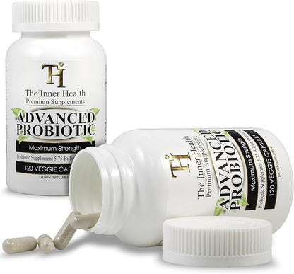 PROBIOTIC Supplement 5.75 Billion Organisms-Bacillus Subtilis L.Plantarum-120 Caps