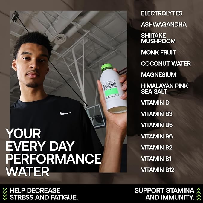 Barcode Sports Drink with Electrolytes Malibu Punch (12 Pack) - Premium Hydration, No Added Sugar - Adaptogen-Powered Plant-Based Beverage - 12 Vitamins & Minerals for Immunity & Performance