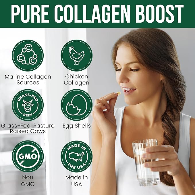 OX OXNUTRITION 90 Capsules Multi Collagen 3P Tested