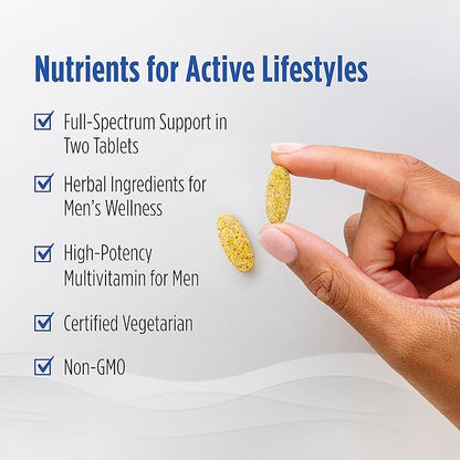 Nordic Naturals Men’s Multivitamin Extra Strength 20 Essential 60 Tablets 30 Servings