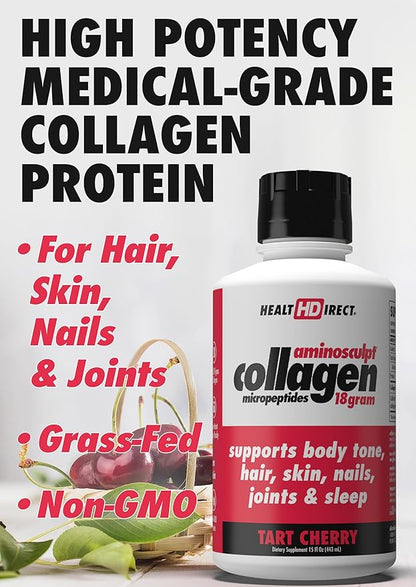 HEALTH DIRECT AminoSculpt Sugar-Free Collagen Supplement 15 Fl