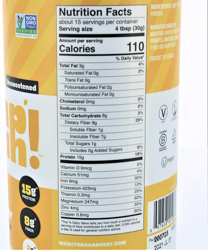 Manitoba Harvest Hemp Protein Powder 2