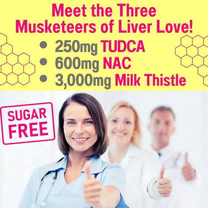 Sugarless Gummies with Chromium Picolinate TUDCA 600-mg
