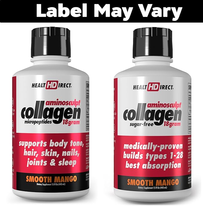 Health Direct AminoSculpt Sugar-Free Collagen Supplement 15 Fl