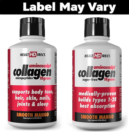 Health Direct AminoSculpt Sugar-Free Collagen Supplement 15 Fl
