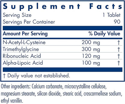 Allergy Research Group NAC Enhanced Supplement 90 Count