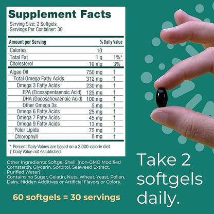Iwi Life Omega-3, 60 Mini Softgels (30 Servings), 3 with