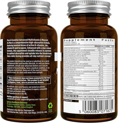 Men's Multivitamin, Clean Label & Vegan,