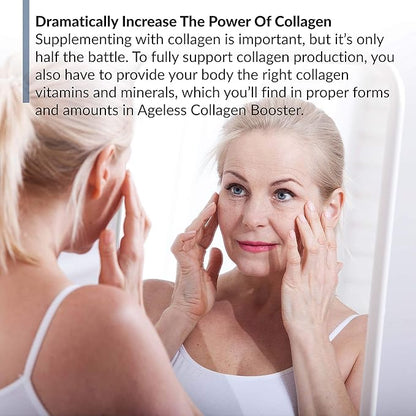 BioTrust Ageless Collagen Booster, Powerfully Support 60 Capsules (30 Servings)
