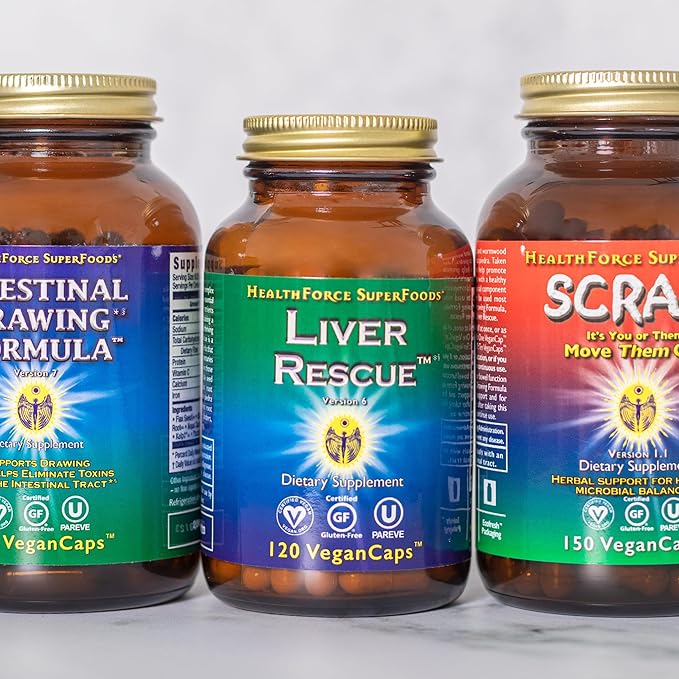 HealthForce SuperFoods Liver Rescue 120 Capsules