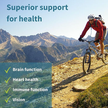 Pure & Essential Omega-3 & D3 1000iu, Fast-Acting 1-a-Day, Highly 360 Softgels