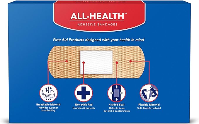 All Health Adhesive Fabric Bandages, 200