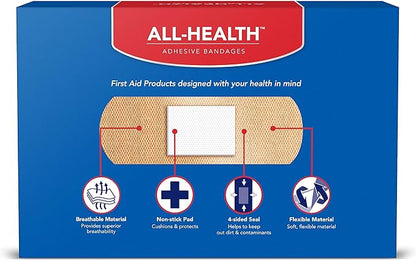 All Health Adhesive Fabric Bandages, 200