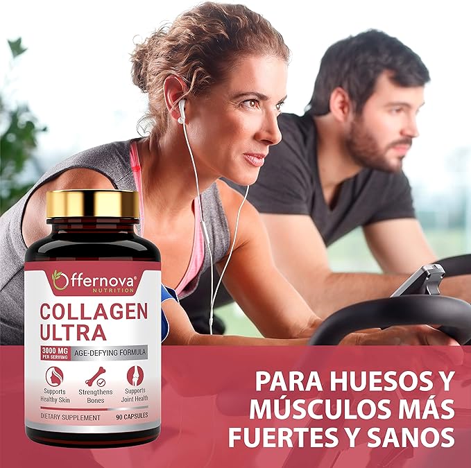 Collagen Ultra Hydrolyzed Collagen Supplements 3000mg Anti 90 Capsules