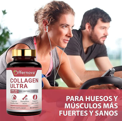 Collagen Ultra Hydrolyzed Collagen Supplements 3000mg Anti 90 Capsules