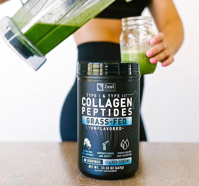 Pure Collagen Peptides Powder (11g 60 Servings)