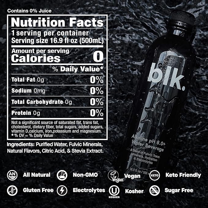 12ct Black Cherry 16.9oz and 1ct Concentrated blk. Drops and Bioavailable Fulvic & Humic Acid Over 77 Trace Minerals Helps Repair & Restore Cells & Essential Minerals in Your Body