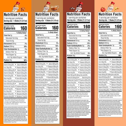 Premier Protein, Protein Shake, 8 Flavor 30g Protein, 1g Sugar, 24 Vitamins 11.5 Fl (8 Pack)