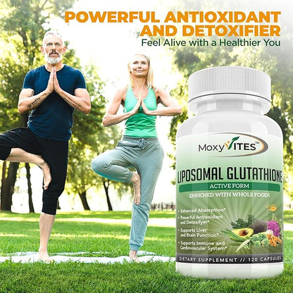 Liposomal Glutathione Supplement 500mg 120 Count