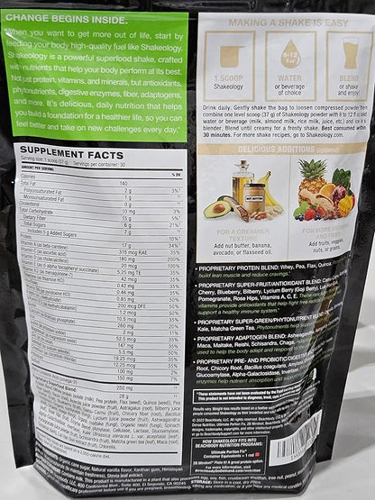 shakeology Whey Protein Powder Blend 30 Servings