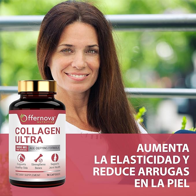 Collagen Ultra Hydrolyzed Collagen Supplements 3000mg Anti 90 Capsules