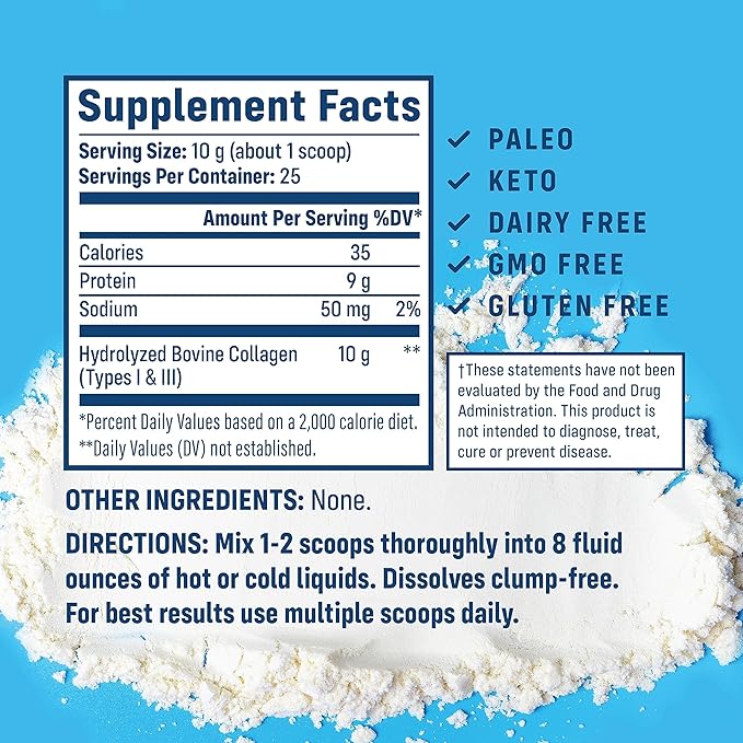 NativePath Collagen Peptides Protein 1 & 3 Collagen 8.8 oz (25 Servings)