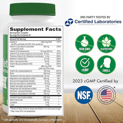 Health Thru Nutrition Ultra-Betic Multivitamin 60 Count