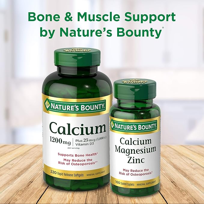 Nature's Bounty Calcium Plus 500 mg D3, Immune 300 Tablets