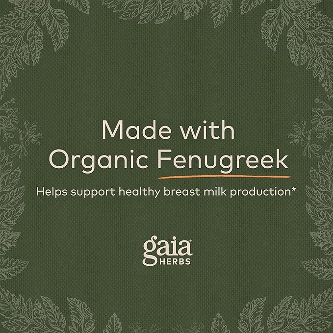 Gaia Herbs Fenugreek Seed 60 Vegan 15-Day Supply)
