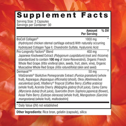 Reserveage, Ultra Collagen Booster, Skin Supplement, 90 Capsules