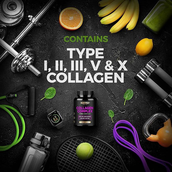 Multi Collagen Peptides Powder Capsules 120 Capsules