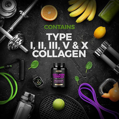 Multi Collagen Peptides Powder Capsules 120 Capsules