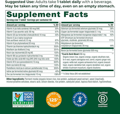 MegaFood Men's One Daily Multivitamin 60 Tabs