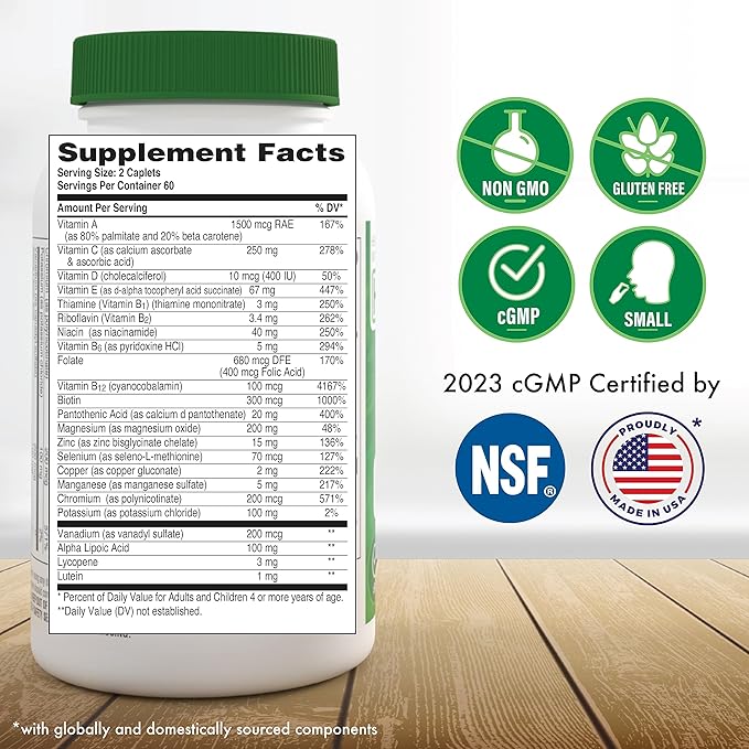 Health Thru Nutrition Ultra-Betic Multivitamin 120 Count