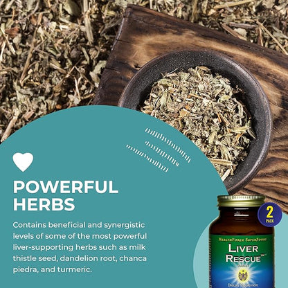 HEALTHFORCE SUPERFOODS Liver Rescue 120 Capsules 2)