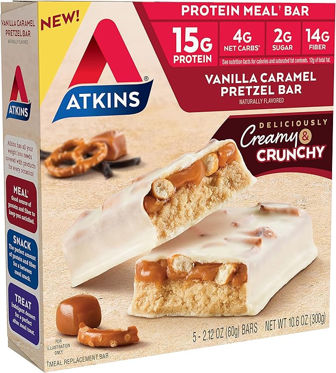 Atkins Chocolate Chip Granola Protein Meal 12 Count 5 Count