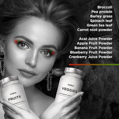 Amen Fruits + Veggies Vitamins Bundle, 180 ct