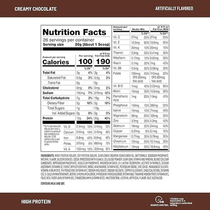 SlimFast High Protein Chocolate Bundle- 12 (20g Protein) 26 Servings (20g Protein)