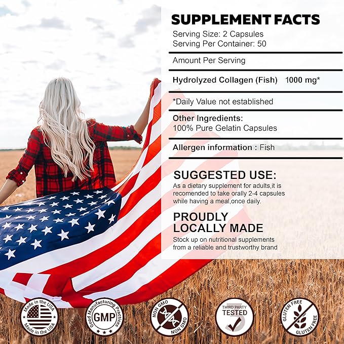 FabLab Collagen Supplement -100 Capsules