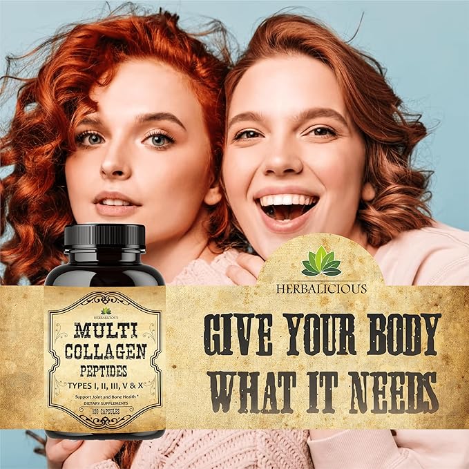 Multi Collagen Peptides Capsules 120 Capsules
