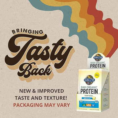 Organic Vegan Vanilla Protein Powder 22g Complete 10ct Tray