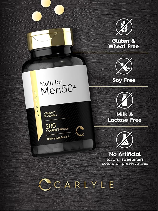 Carlyle Multivitamin for Men Over 50 Plus 200 Count