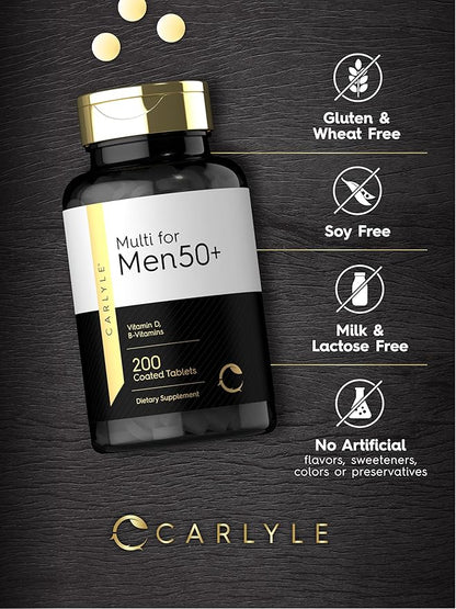 Carlyle Multivitamin for Men Over 50 Plus 200 Count